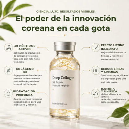 Deep Collagen | Tu "Bótox" Natural Coreano. Tensa y rejuvenece sin agujas.