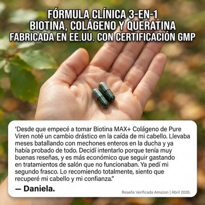 Biotina MAX+ Colágeno