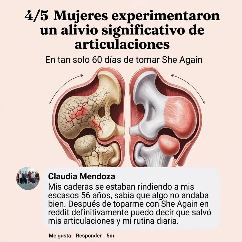 She Again - Cápsulas para el Dolor Articular de la Menopausia