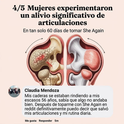 She Again - Cápsulas para el Dolor Articular de la Menopausia