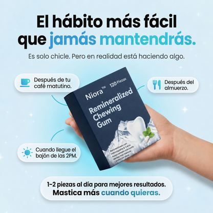 Niora™ Goma de Mascar Remineralizante