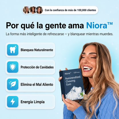 Niora™ Goma de Mascar Remineralizante