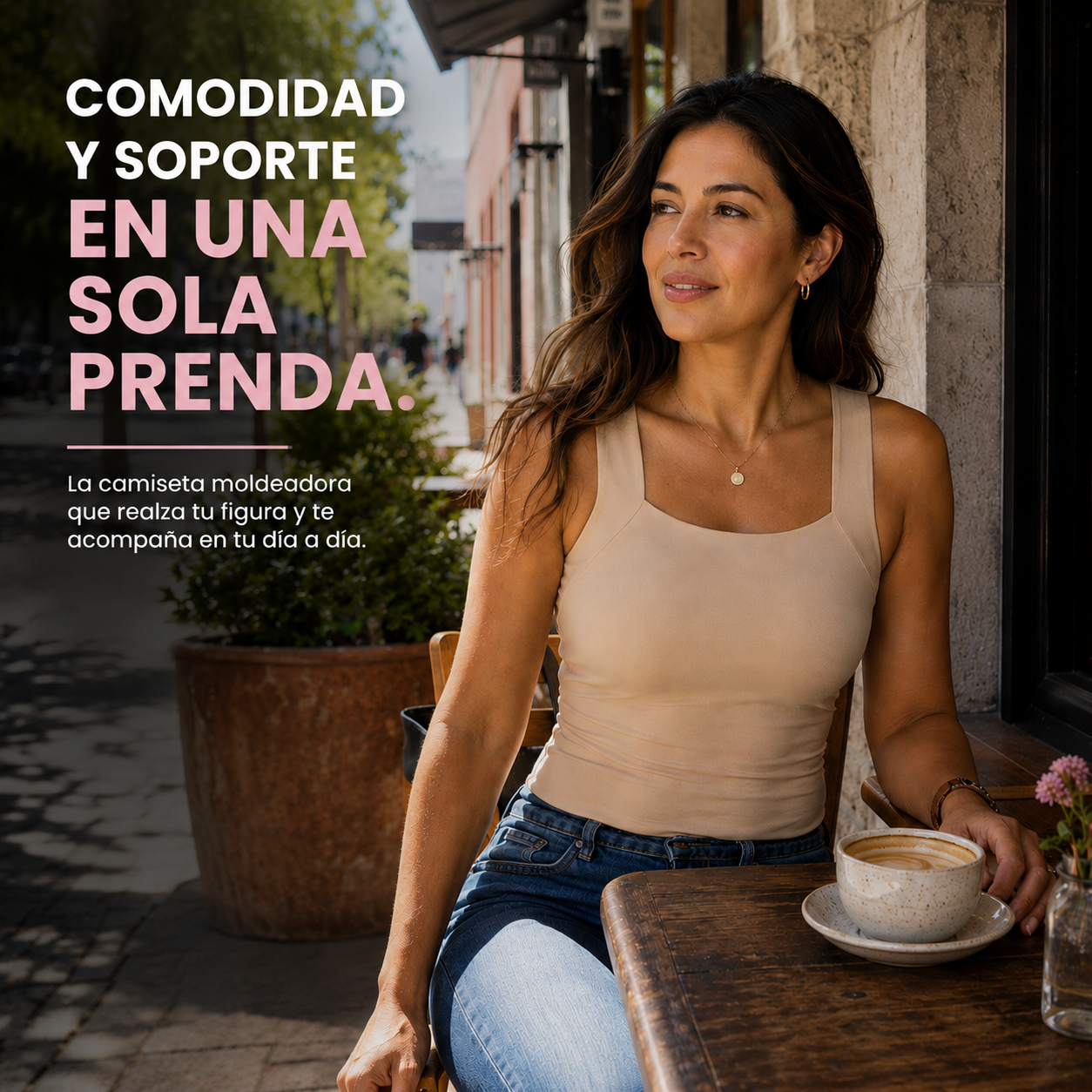 Camiseta Moldeadora con Sujetador