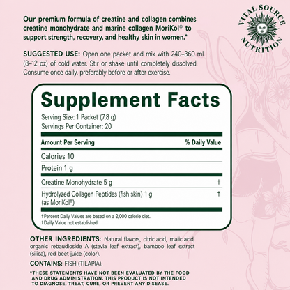 FleXi™ Creatine and Collagen Single-Serve Sachets