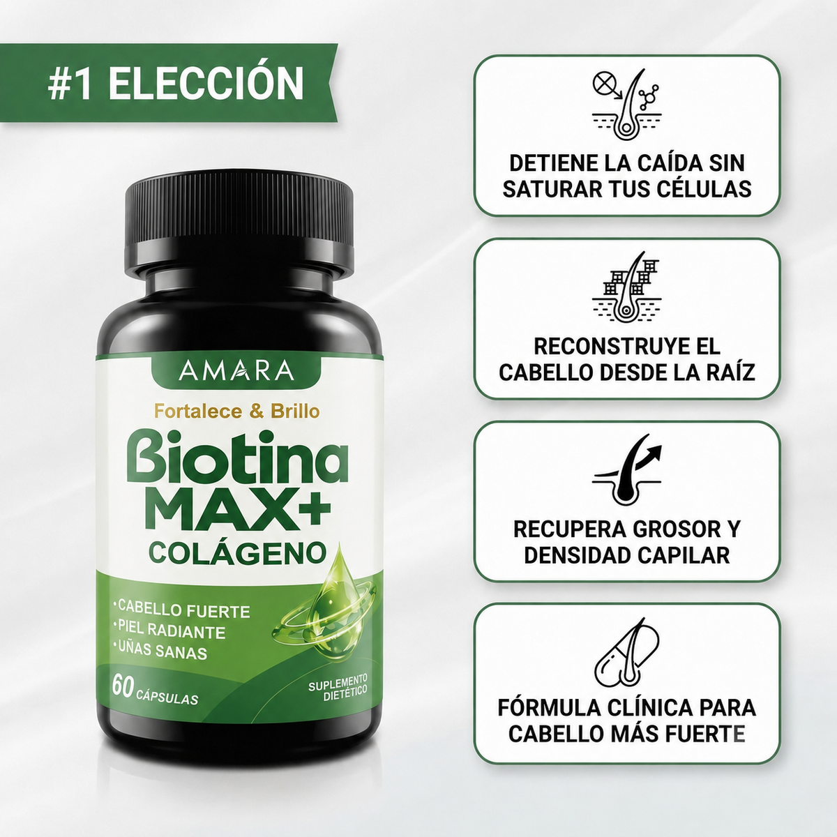 Biotina MAX+ Colágeno