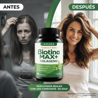 Biotina MAX+ Colágeno