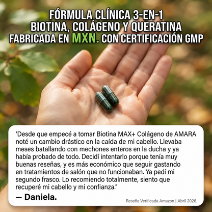 Biotina MAX+ Colágeno