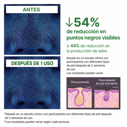 Mascarilla facial de burbujas profundas con albahaca sagrada Amara Ganic™
