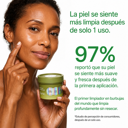 Mascarilla facial de burbujas profundas con albahaca sagrada Amara Ganic™