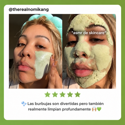 Mascarilla facial de burbujas profundas con albahaca sagrada Amara Ganic™