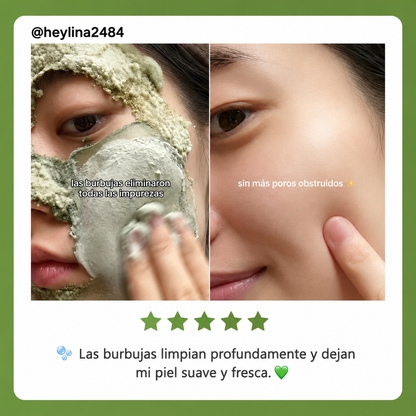 Mascarilla facial de burbujas profundas con albahaca sagrada Amara Ganic™