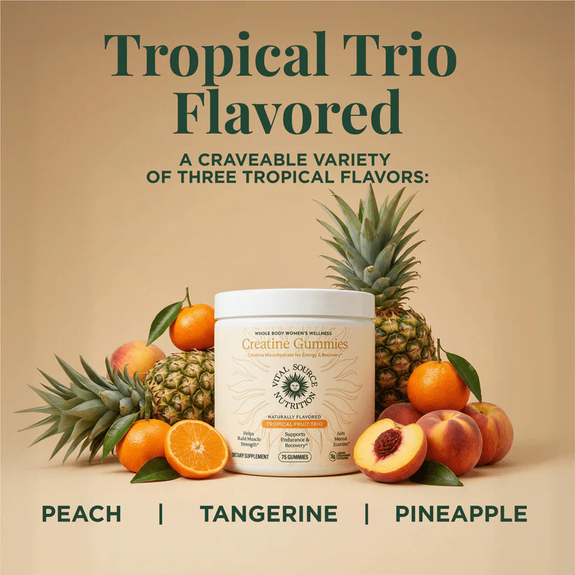 Gomitas de creatina Tropical Trio