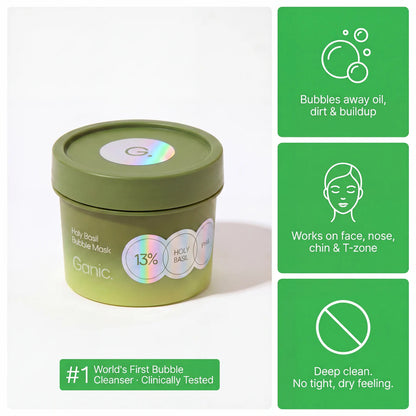 Amara Ganic™ Holy Basil Bubble Deep Mask