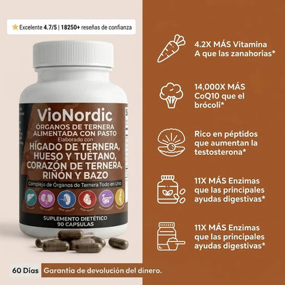 Multivitamínico de Órganos de Res VioNordic
