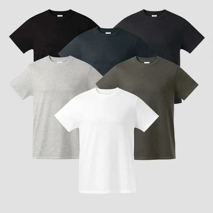 Camiseta Clásica de Cuello Redondo