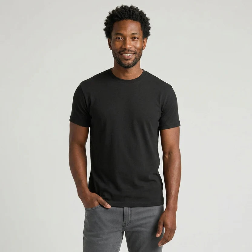 Camiseta Clásica de Cuello Redondo