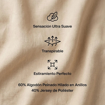 Camiseta Clásica de Cuello Redondo