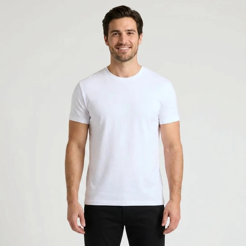Camiseta Clásica de Cuello Redondo